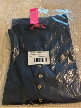 Lilly Pulitzer Reema Polo Dress ~ NWT ~ True Navy ~ Size L